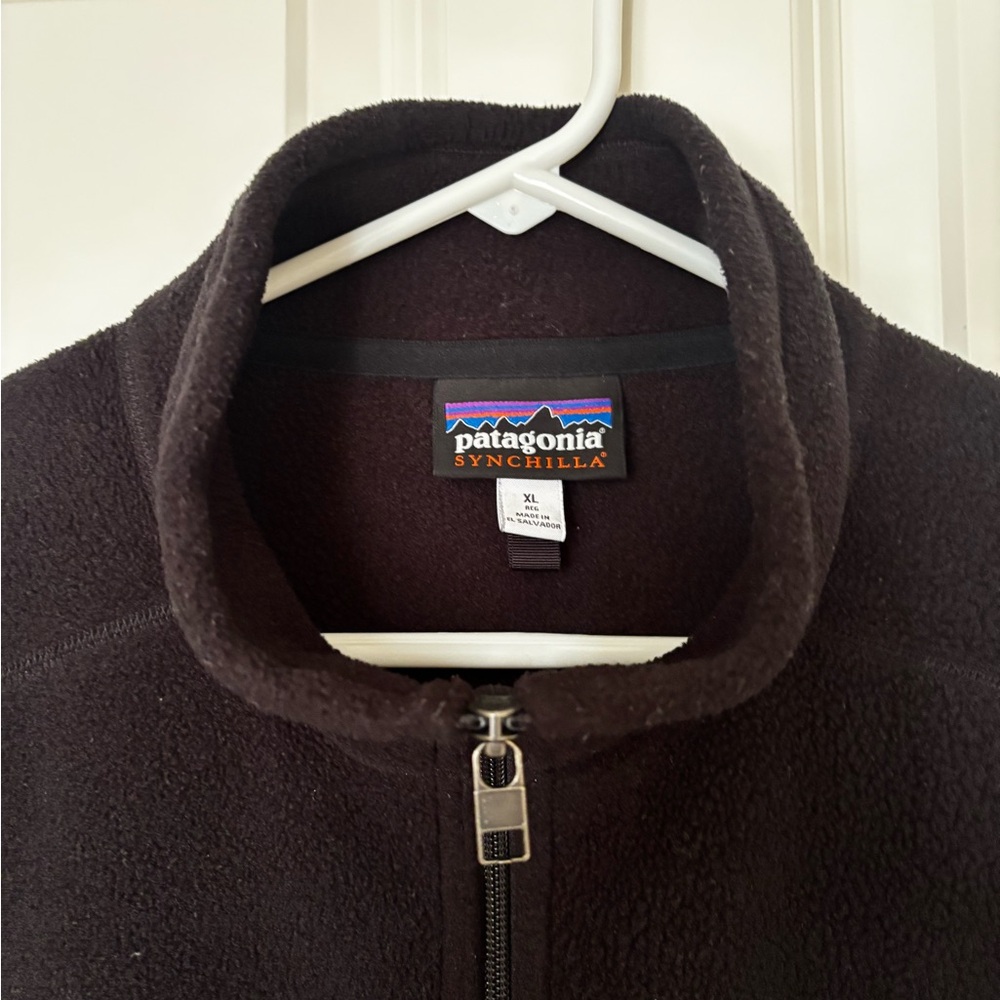 Patagonia Synchilla Black Vest